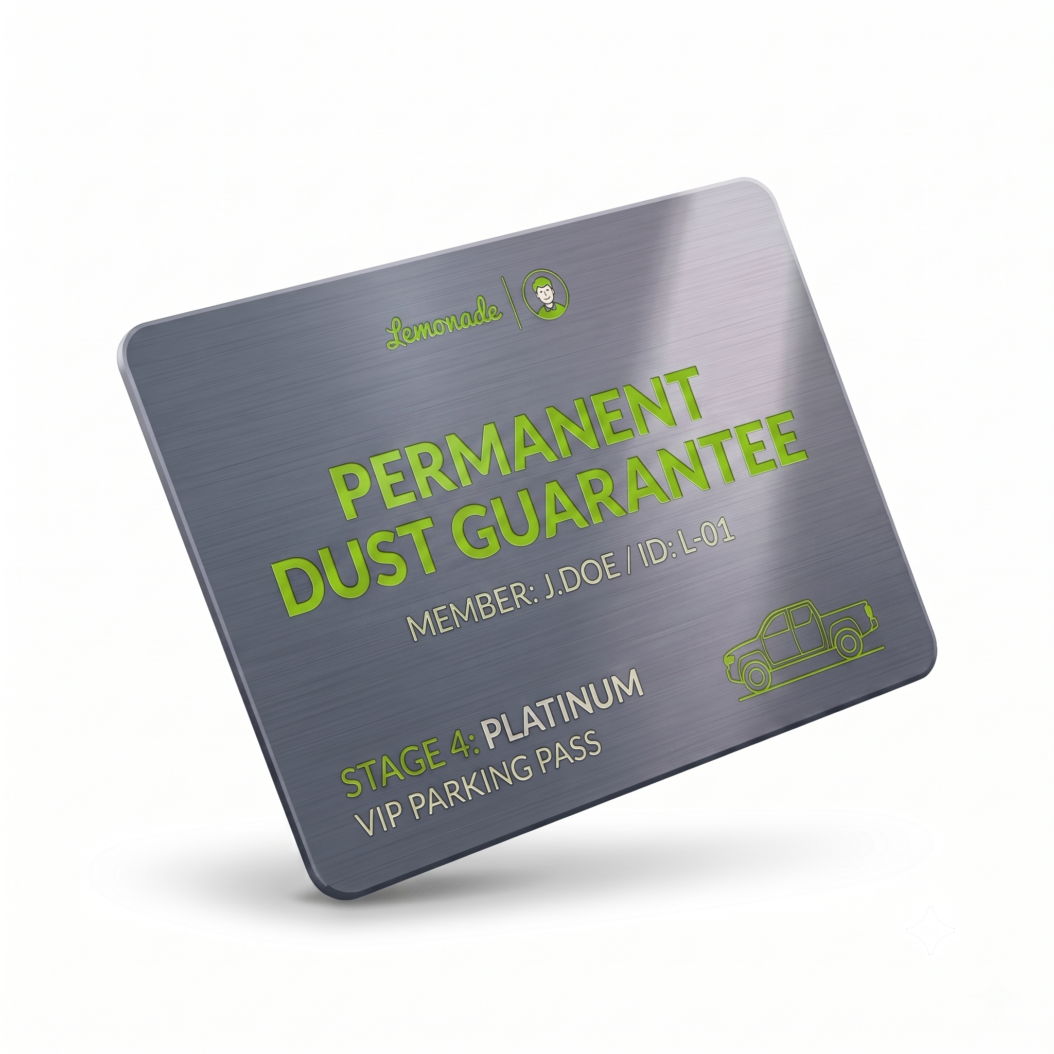Dust Accumulation Warranty Card